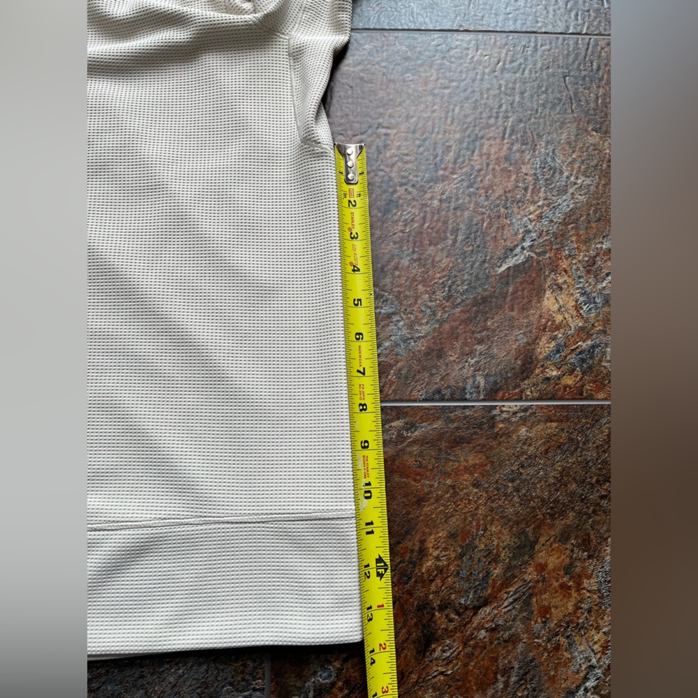 Men’s Lululemon cream crew long sleeve shift stitch performance shirt - Picture 8 of 11